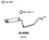 OPEL 852855 Middle Silencer